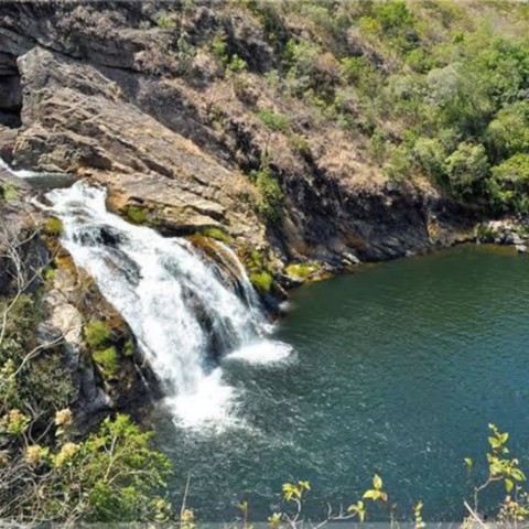 Mirante da Cachoeira do Quilombo, no Vale da Babilônia